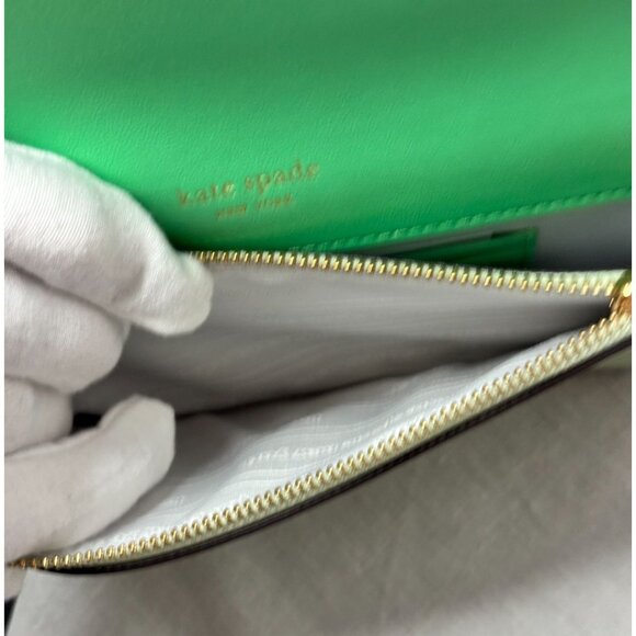 KATE SPADE DAKOTA OAK MOSS FLAP WRISTLET KD173 $198 - Picture 4 of 6